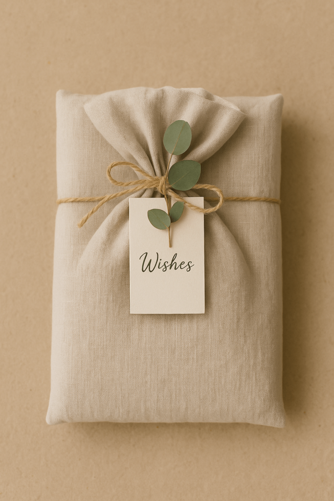 pakowanie prezentu na ślub